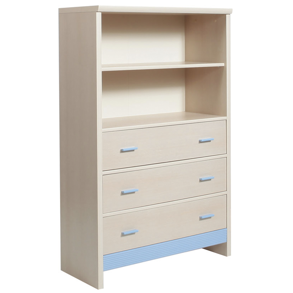 Xavier Kids Shelving Unit & Chest of Drawer